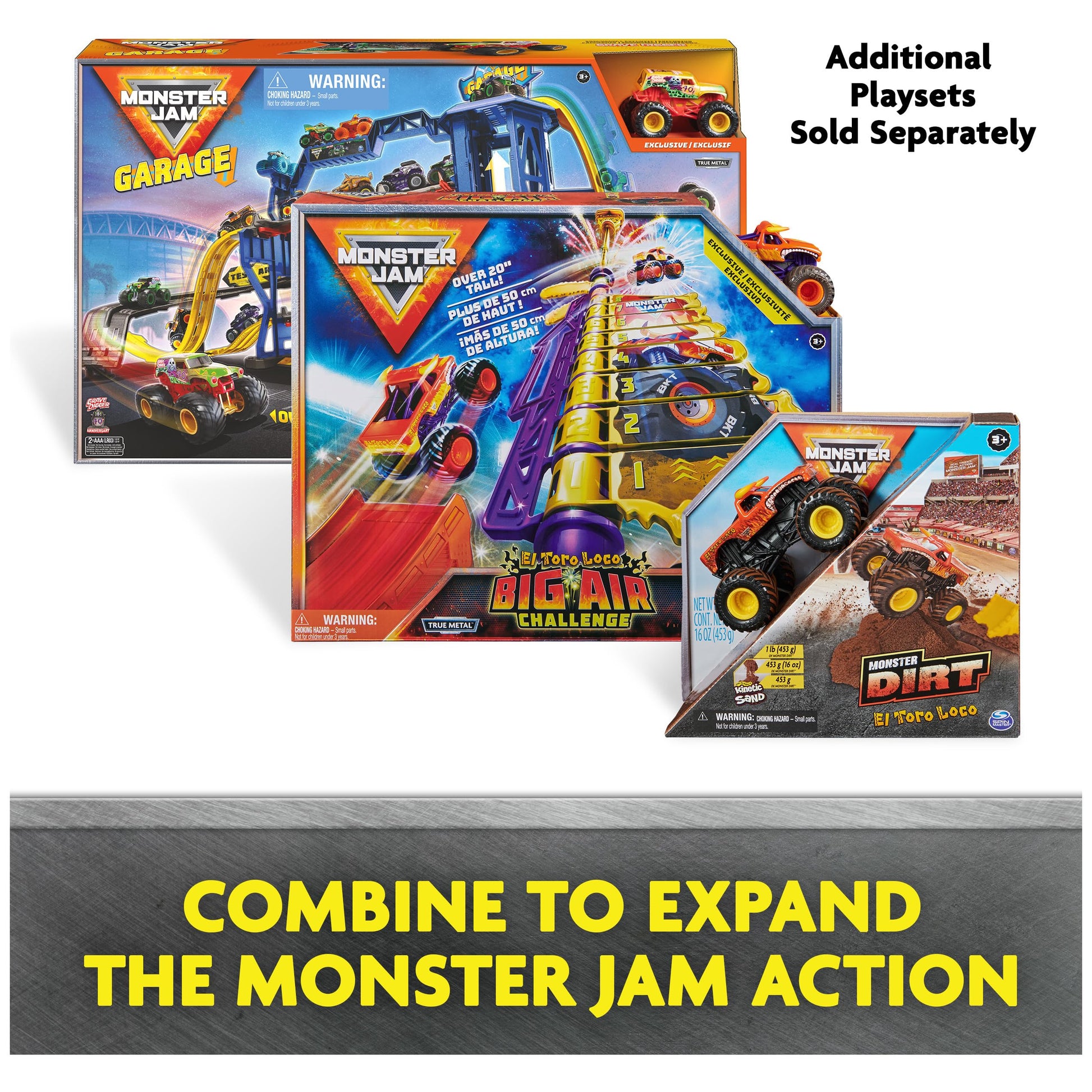 Monster Jam, Official 12-Pack of 1:64 Scale Die-Cast Monster Trucks for Boys and Girls, Kids Toys for Ages 4 and Up, Amazon Exclusive