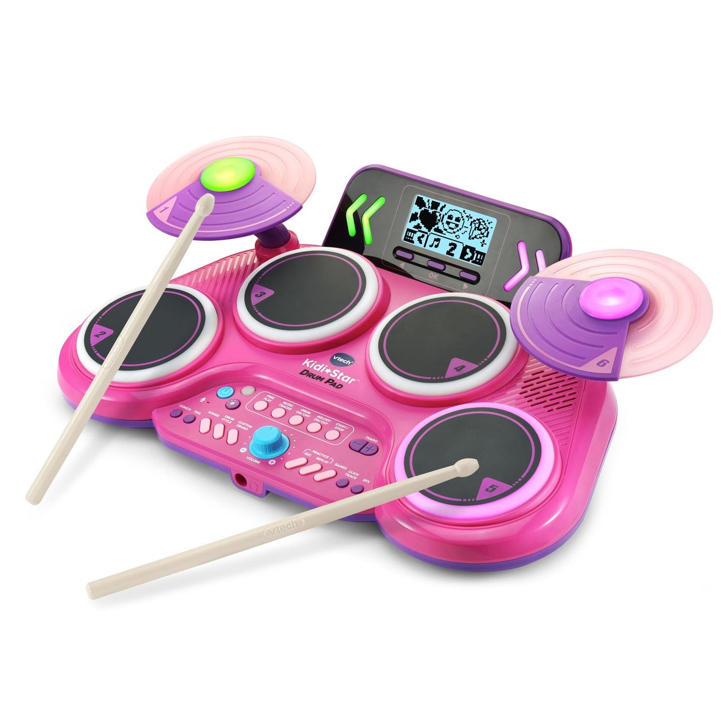 VTech Kidi Star Drum Pad, Black