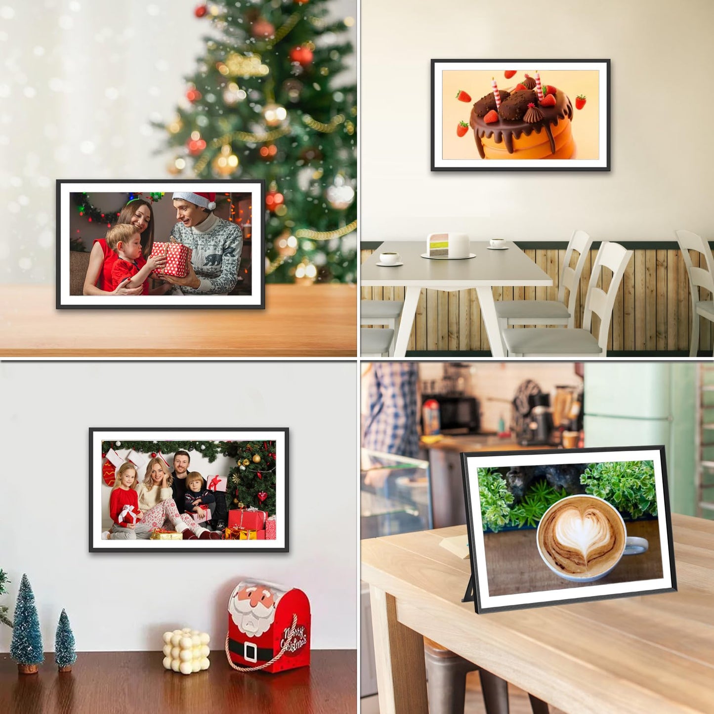 FRAMEO Digital Photo Frame, 10.1 Inch WiFi Digital Picture Frame with 1280x800 IPS HD Touch Screen, 32GB Storage Auto-Rotate Wall Mountable Easy Share Photos or Videos via Frameo App from Anywhere