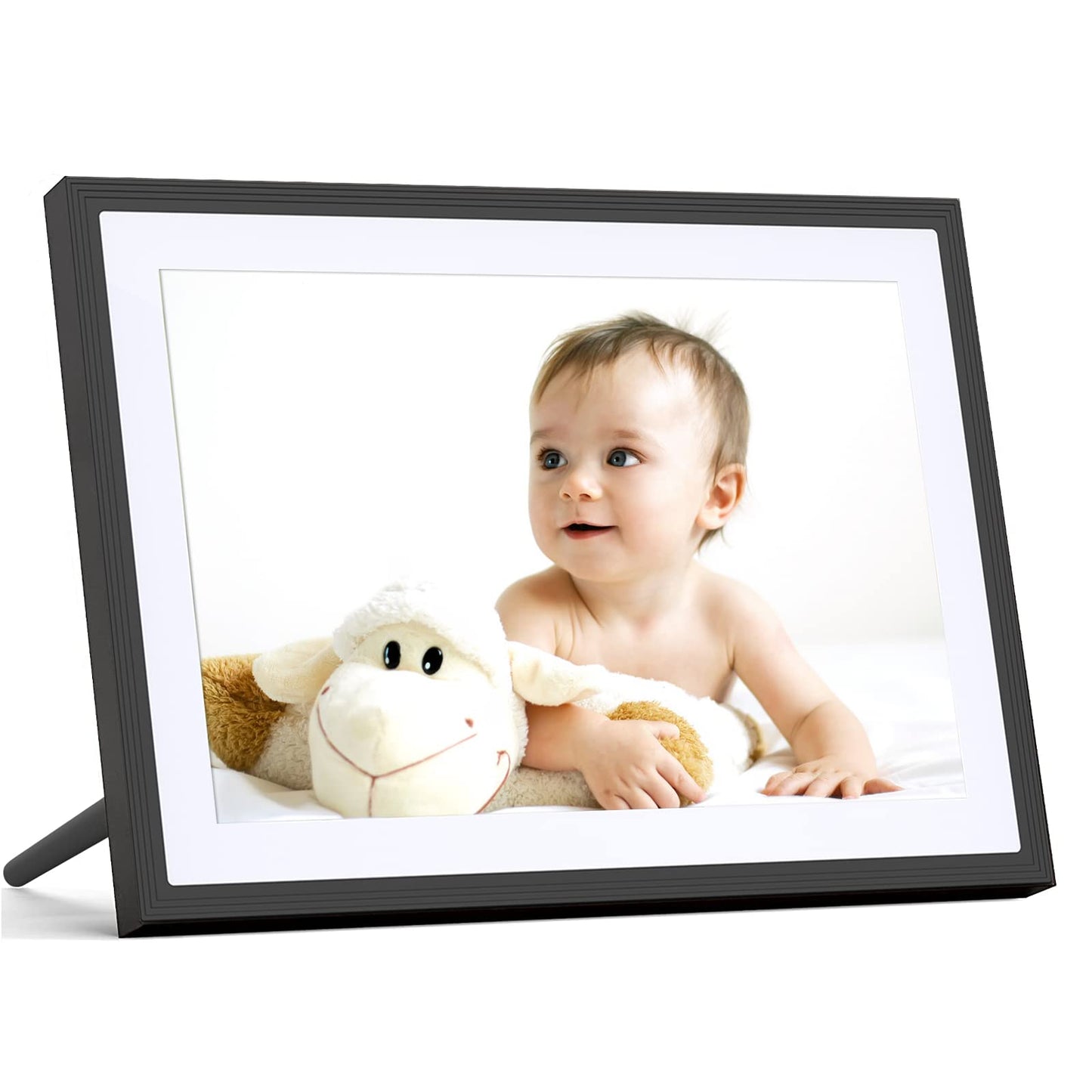 10.1'' Digital Picture Frame，Smart Digital Photo Frame with 1280x800 IPS Touch Screen, Auto-Rotate and Slideshow, Easy Setup to Share Moments Via APP from Anywhere Anytime