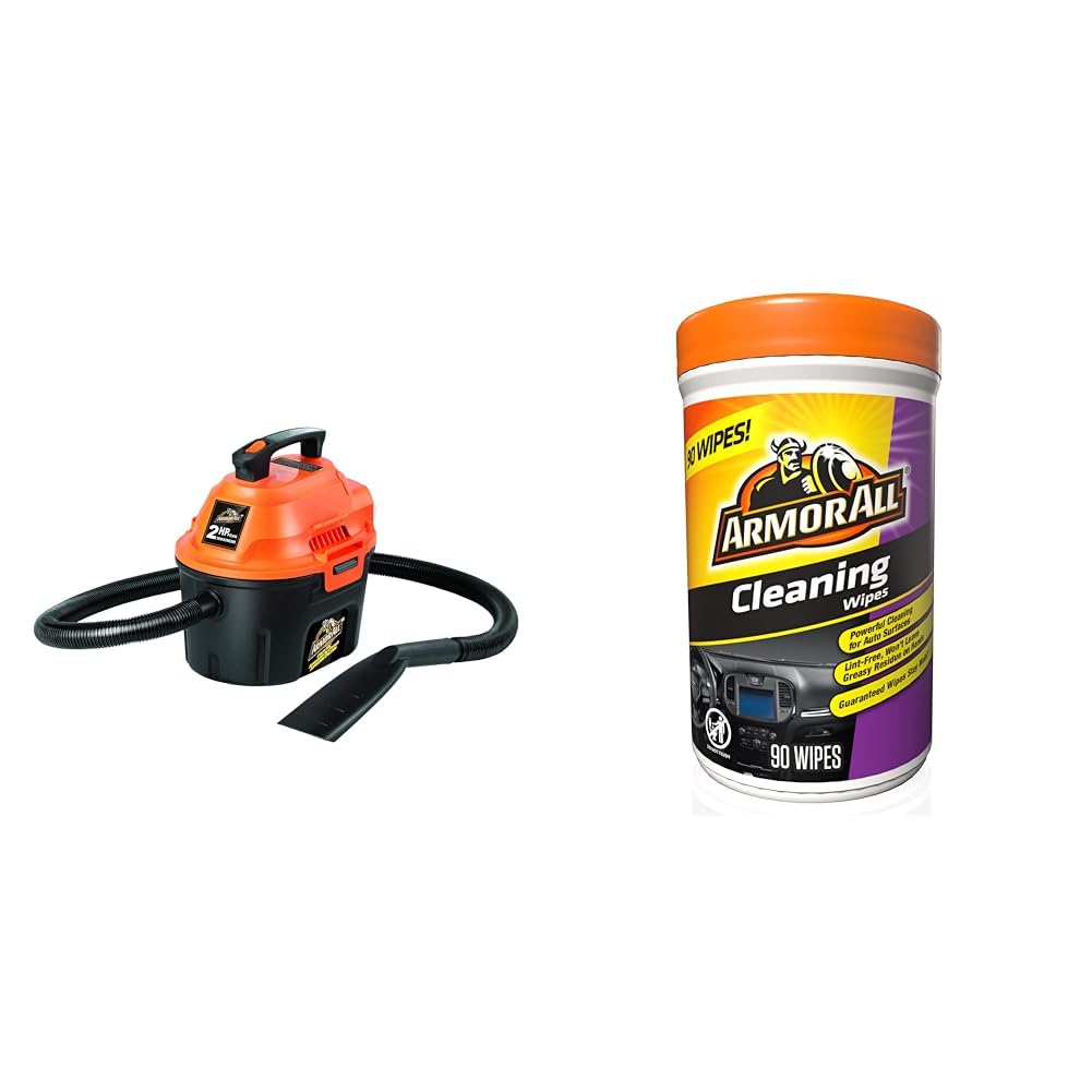 Armor All, AA255 , 2.5 Gallon 2 Peak HP Wet/Dry Utility Shop Vacuum , Orange