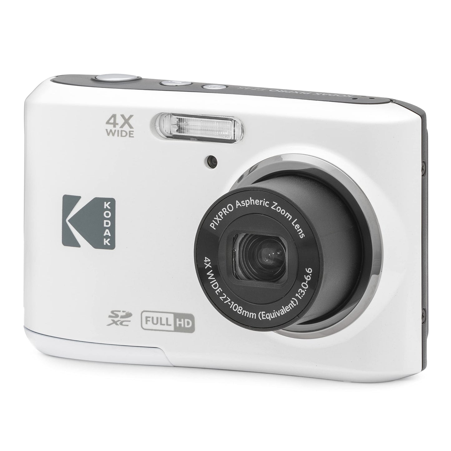 KODAK PIXPRO Friendly Zoom FZ45-BK 16MP Digital Camera with 4X Optical Zoom 27mm Wide Angle and 2.7" LCD Screen (Black)