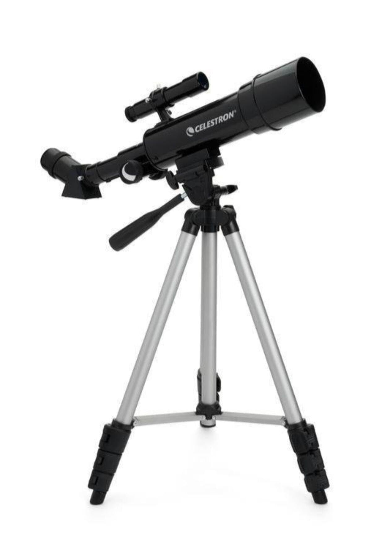 Celestron - 50mm Travel Scope - Portable Refractor Telescope - Fully-Coated Glass Optics - Ideal Telescope for Beginners - Bonus Astronomy Software Package