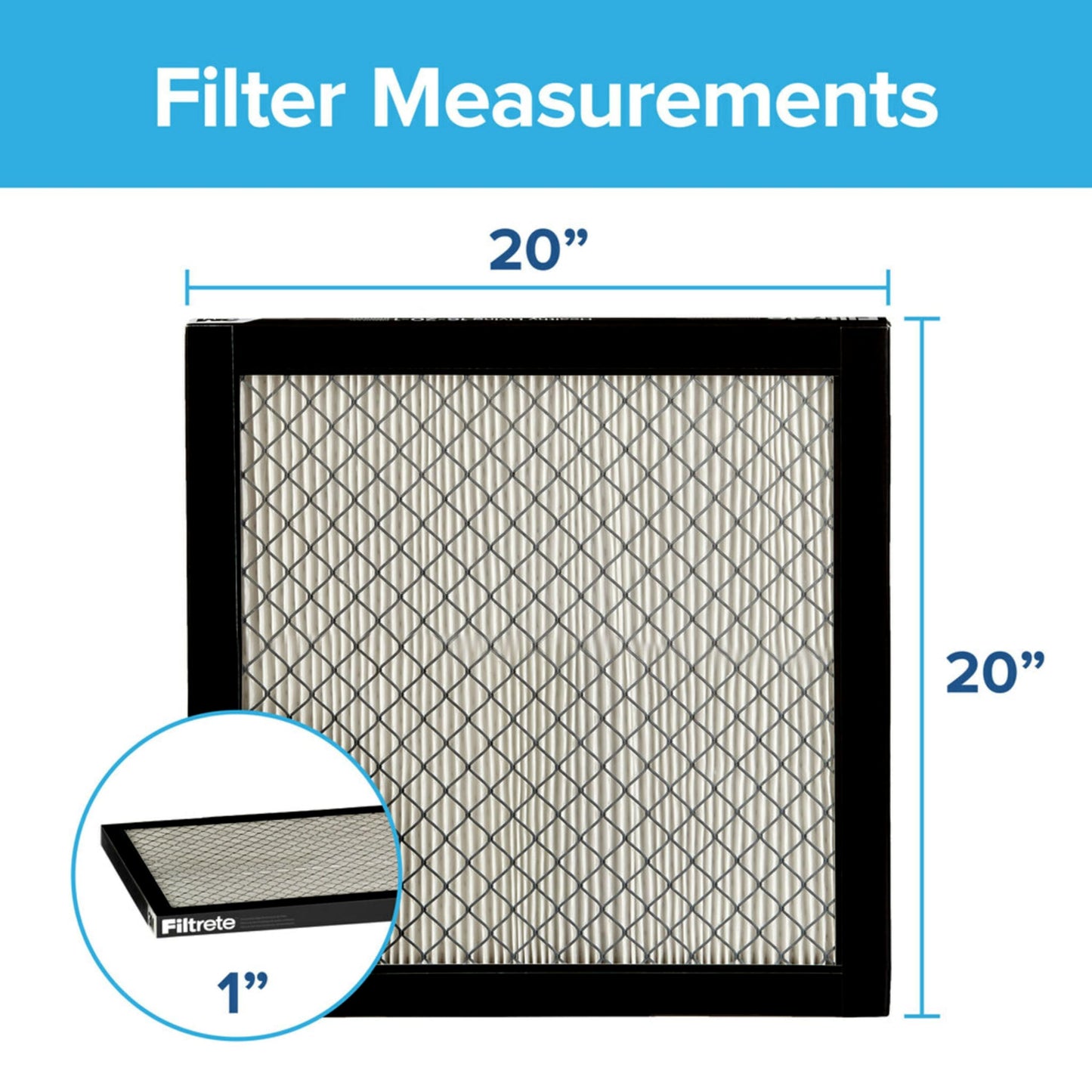 Filtrete 14x20x1 Air Filter, MPR 2800, MERV 14, Healthy Living Ultrafine Particle Reduction 3-Month Pleated 1-Inch Air Filters, 2 Filters