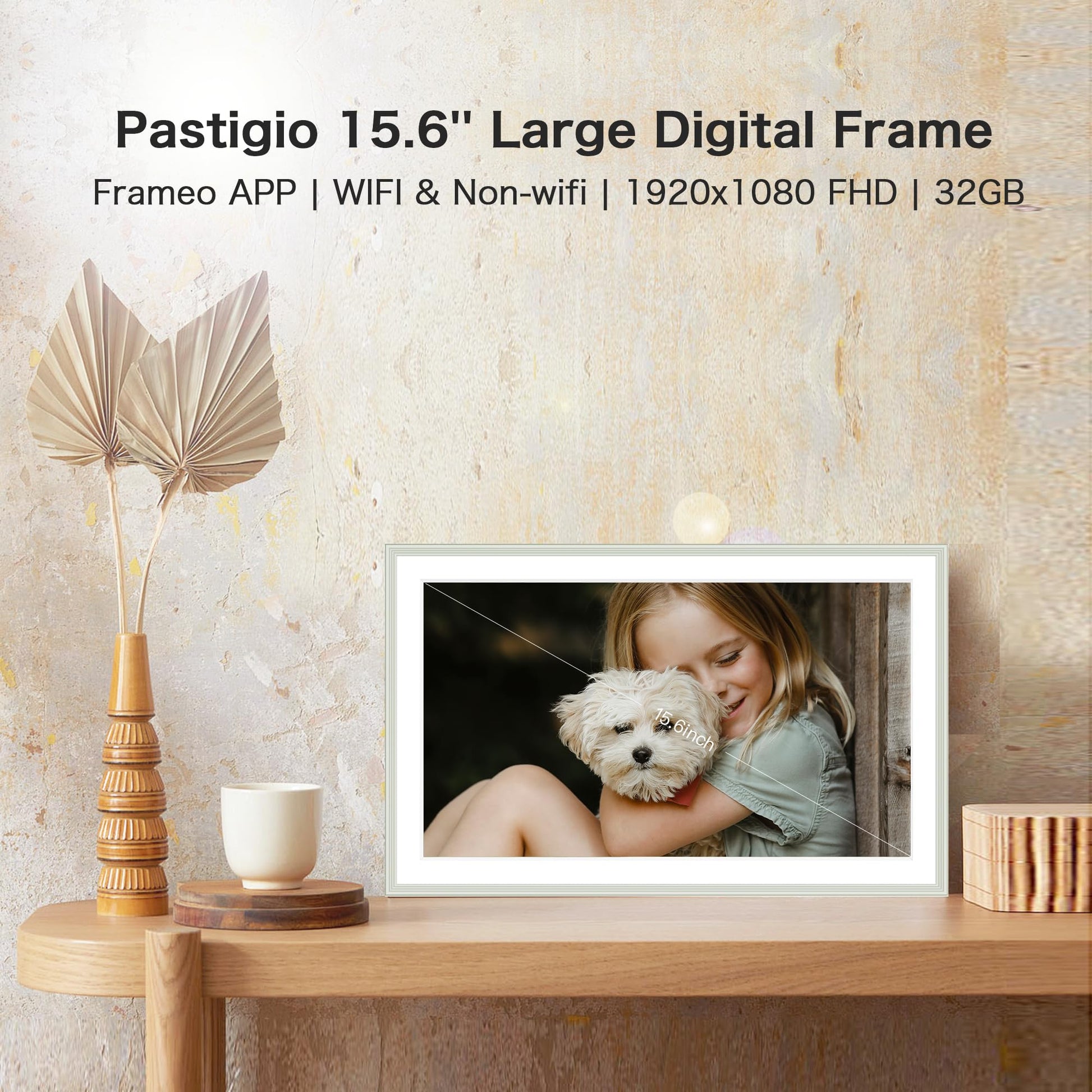 Digital Picture Frame WiFi, 10.1 Inch Frameo Digital Photo Frame 32GB Memory, 1280 * 800 Touch Screen, Auto-Rotate, Share Pictures Videos Instantly, Wedding, Birthday, Gift for Mom, Dad, Grandparents