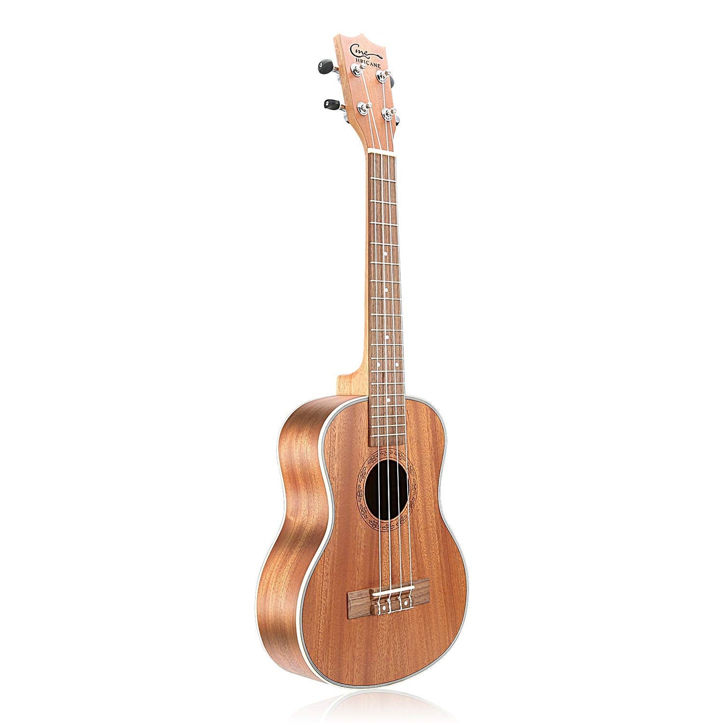 Hricane Ukulele, Concert Ukulele Koa 23 Inch Professional Ukulele Kit for Adults &amp; Beginners with Gig Bag, Strap, Nylon String, Tuner, Guitar Picks, Cleaning Cloth