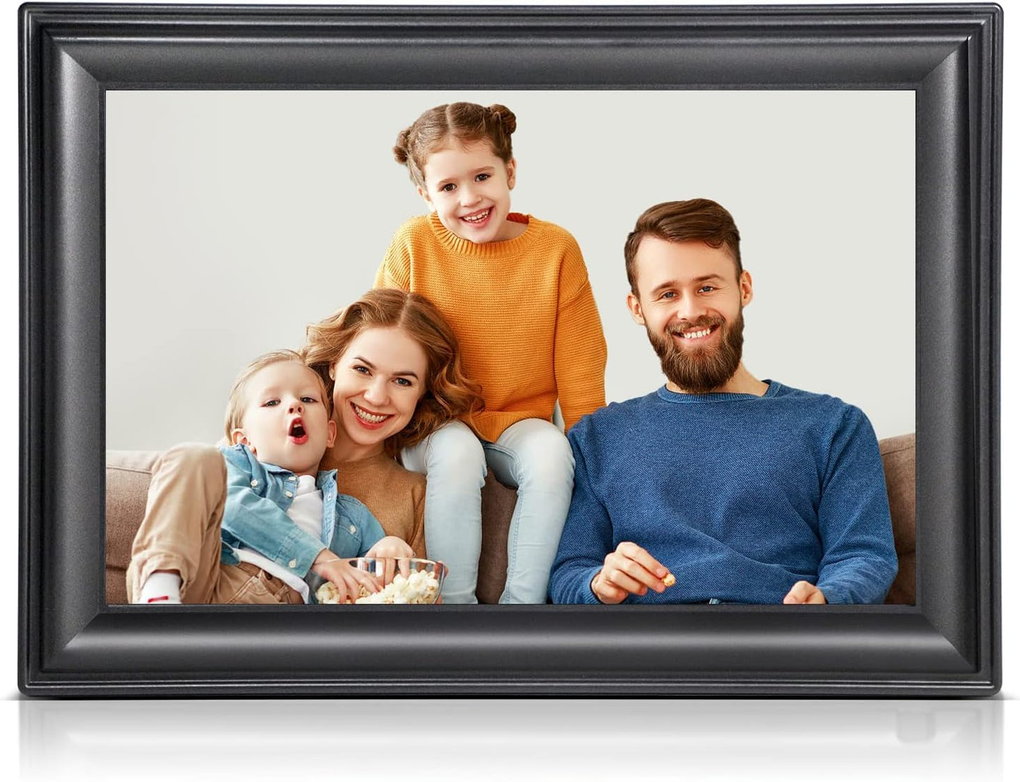 10.1 Inch WiFi Digital Picture Frame, 1280x800HD IPS Touch Screen Digital Photo Frame Electronic,16GB Memory, Auto-Rotate, Wall Mountable, Share Photos/Videos Instantly via Uhale App from Anywhere