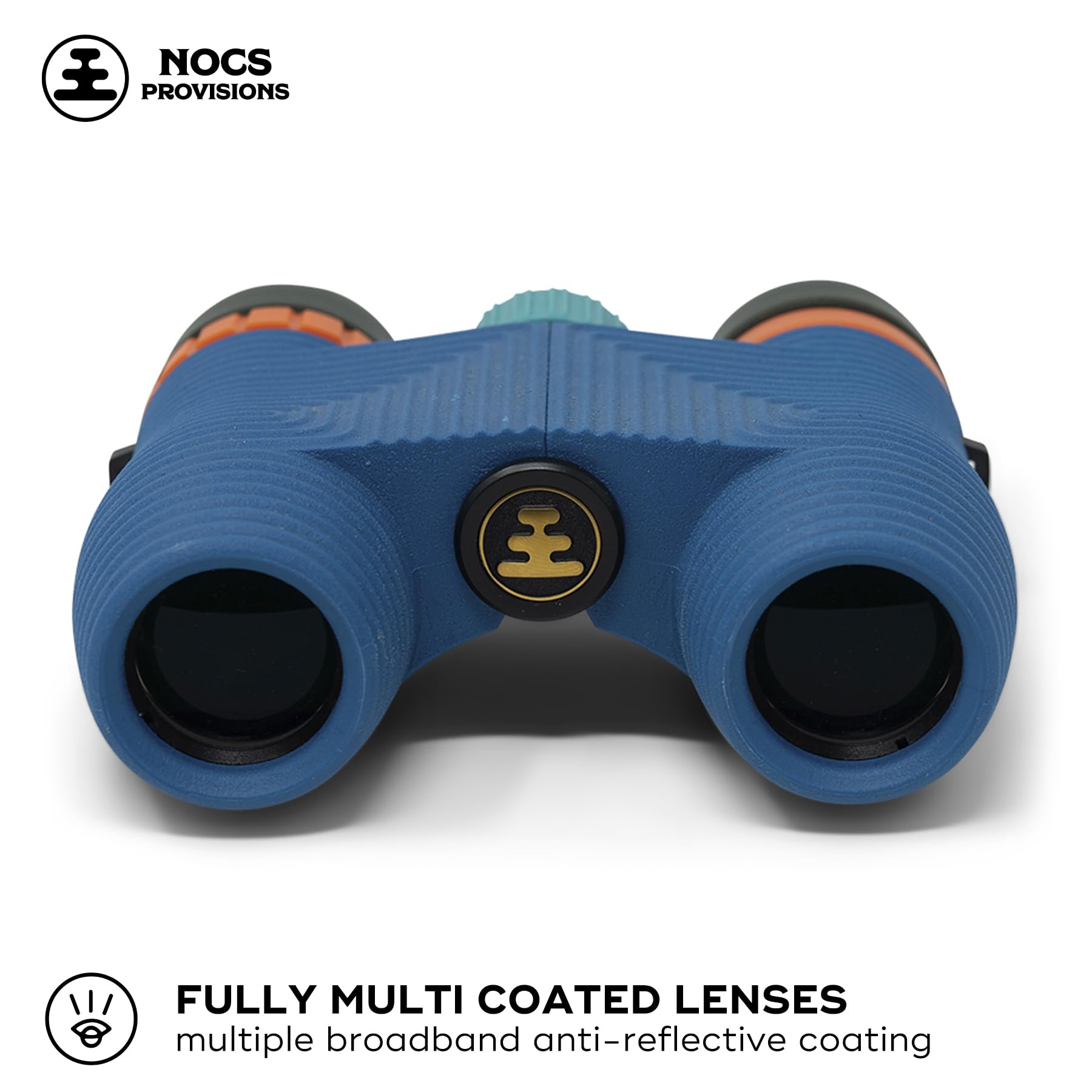 Nocs Provisions Standard Issue 8x25 Waterproof Binoculars | Lightweight, Compact, 8X Magnification, Wide View, Multi-Coated Lenses for Bird Watching, Hiking, and Outdoor Activities - Canary (Yellow)