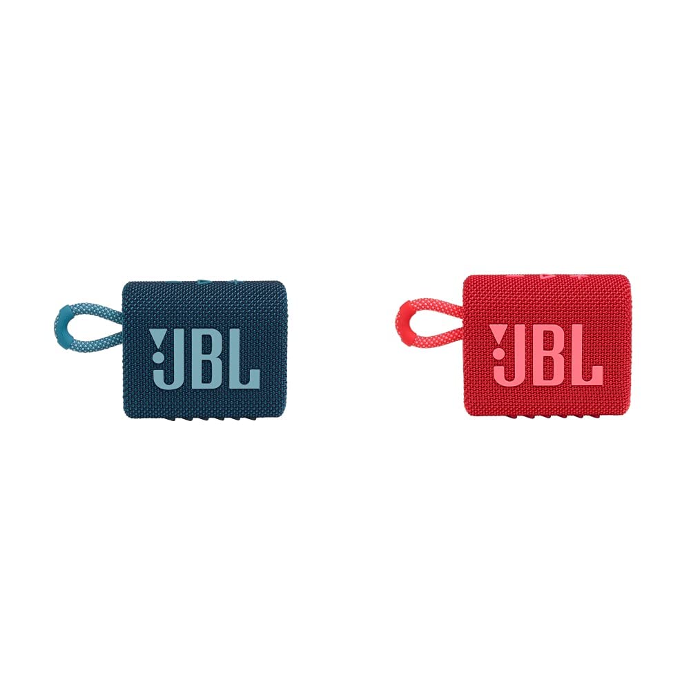 JBL Go 3 - Portable Mini Bluetooth Speaker, big audio and punchy bass, IP67 waterproof and dustproof, 5 hours of playtime, speaker for home, outdoor and travel (Black)