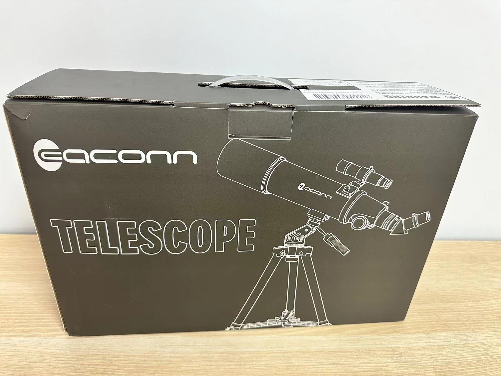 Telescopes for Adults Astronomy, 80mm Aperture 600mm Refractor Telescope for Kids &amp; Beginners, Compact and Portable Travel Telescopio with Backpack