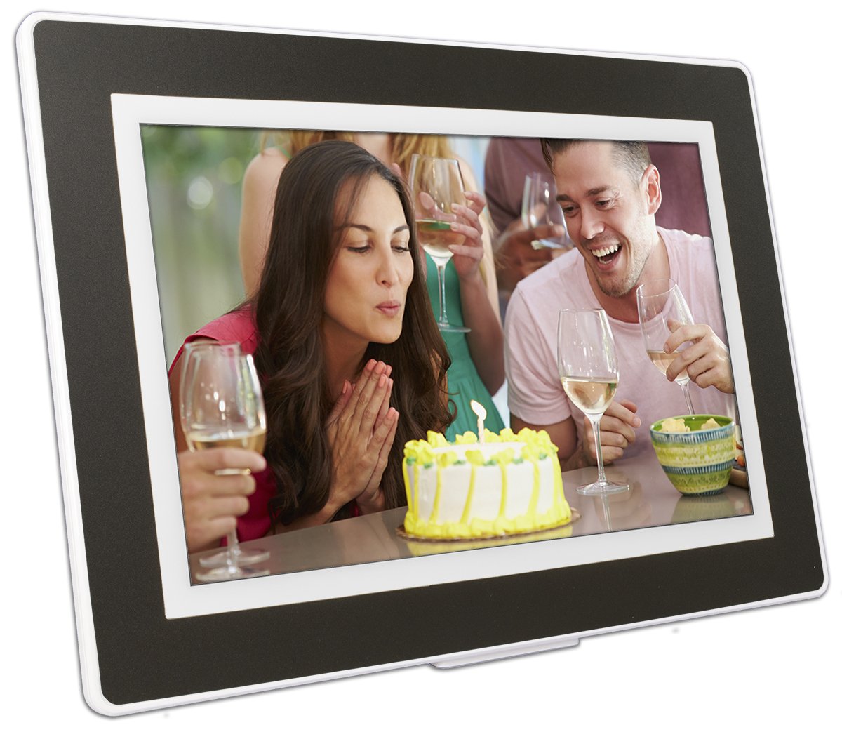 PhotoSpringㅤ 10 inch WiFi Digital Picture Frame | Send Photos by Email, Web or Our Free App | Electronic Picture Frame with Touchscreen &amp; 32GB Internal Memory | Easy Setup | Play Videos up to 5 min