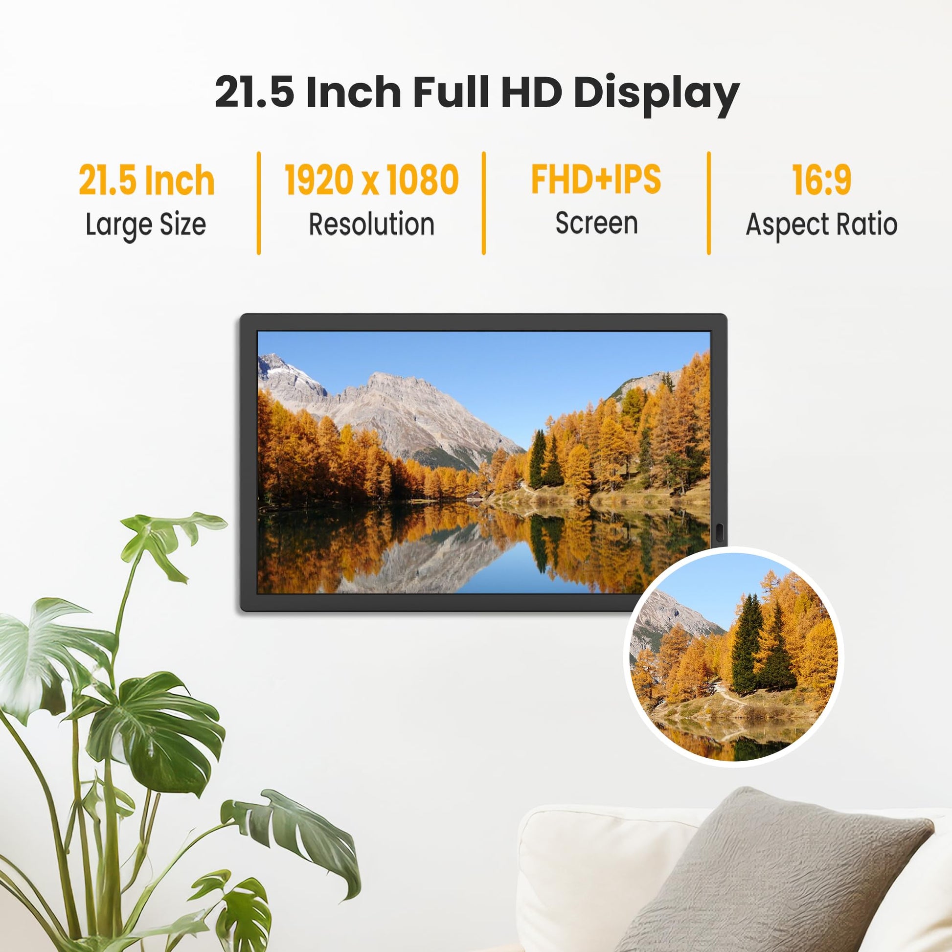 Uhale Digital Picture Frame WiFi 10.1 Inch with 32GB Storage, Electronic Photo Frames 1280 x 800 HD IPS Touch Screen, Auto Rotate, Slideshow, Instantly Share Photos and Videos from Anywhere