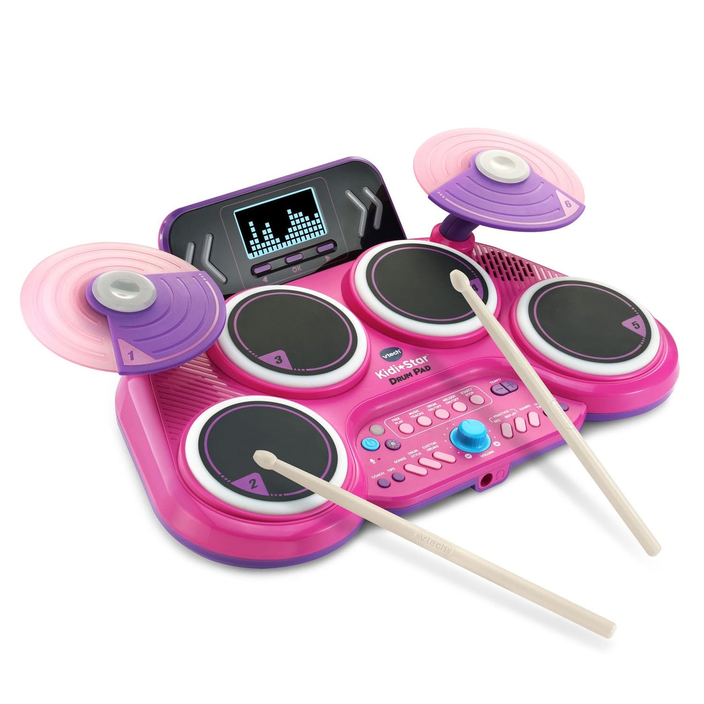 VTech Kidi Star Drum Pad, Black