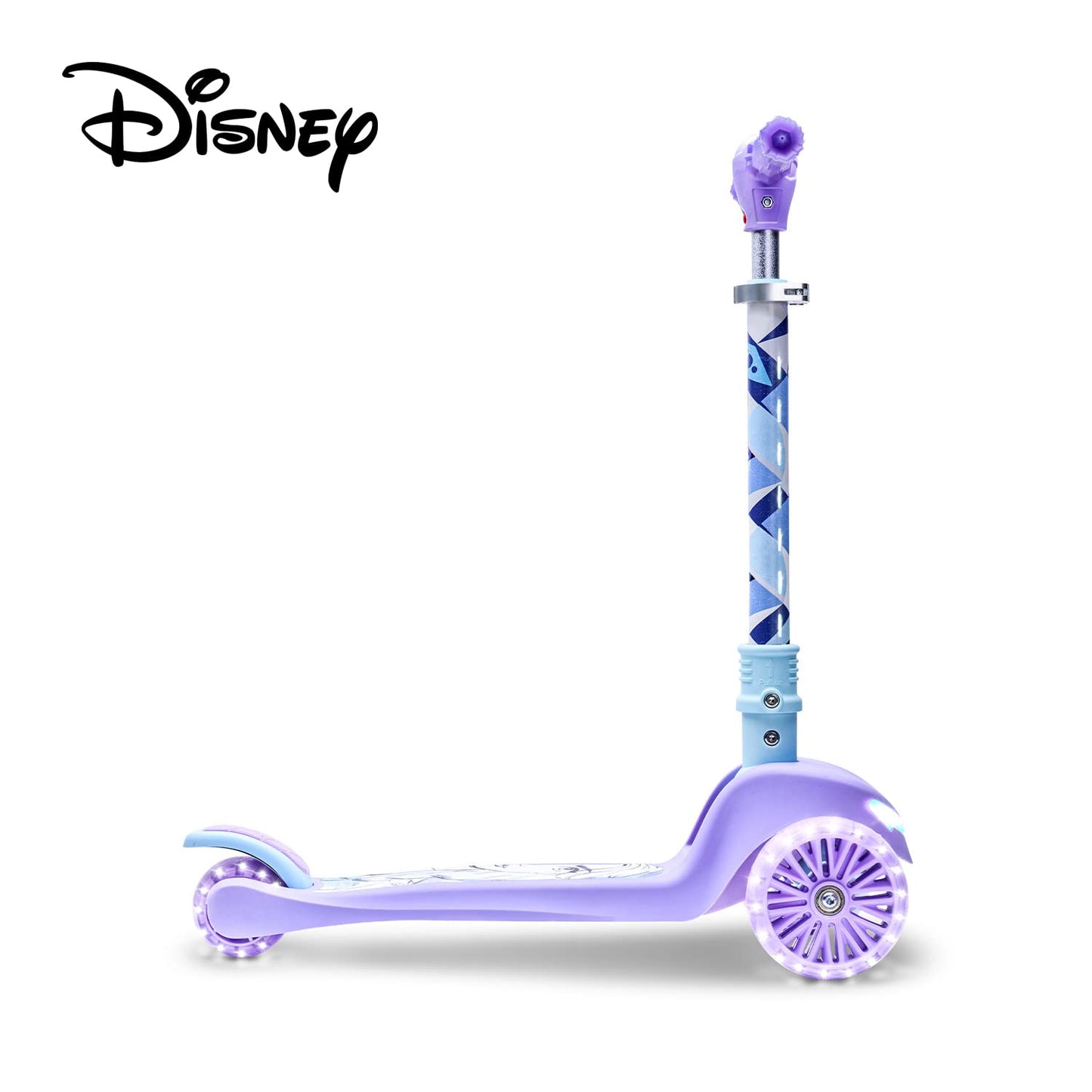 Jetson Character Kids Kick Scooter, LED Lights on Stem &amp; Light-Up Wheels, Lightweight Frame, Height-Adjustable Handlebar, Lean-to-Steer System, Easy-Fold Mechanism