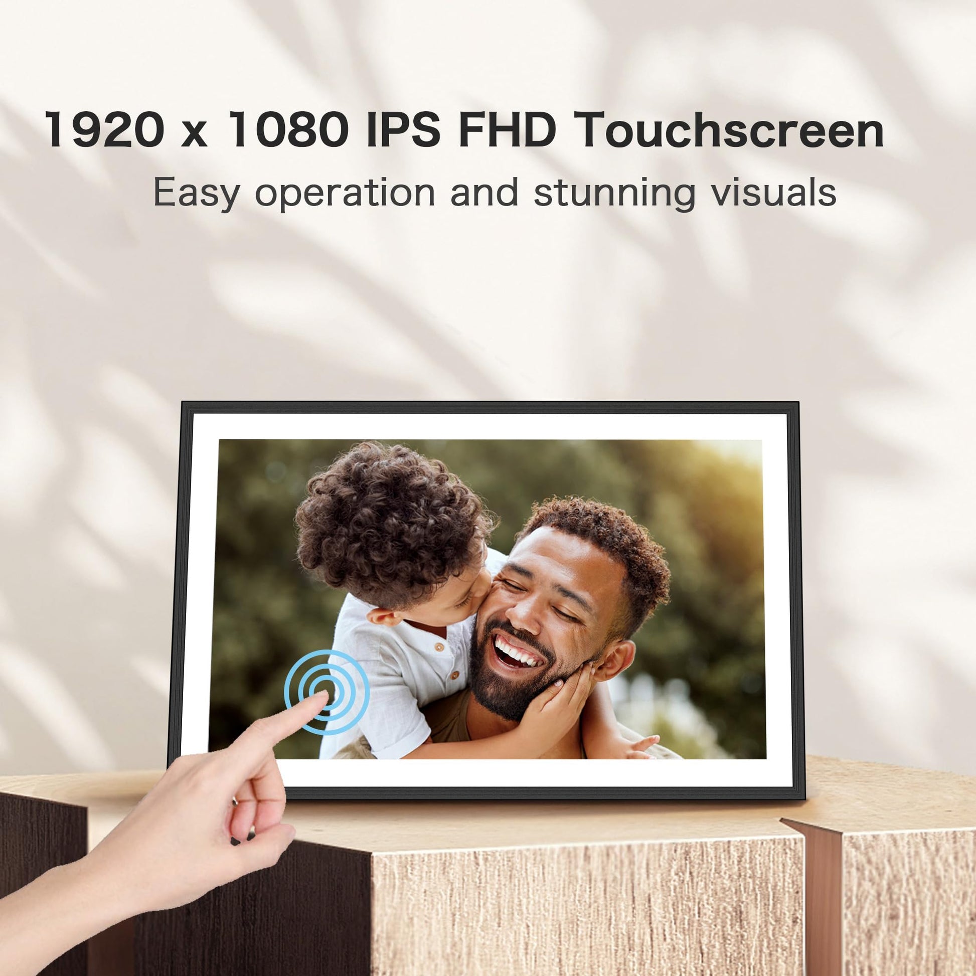 Digital Picture Frame WiFi, 10.1 Inch Frameo Digital Photo Frame 32GB Memory, 1280 * 800 Touch Screen, Auto-Rotate, Share Pictures Videos Instantly, Wedding, Birthday, Gift for Mom, Dad, Grandparents