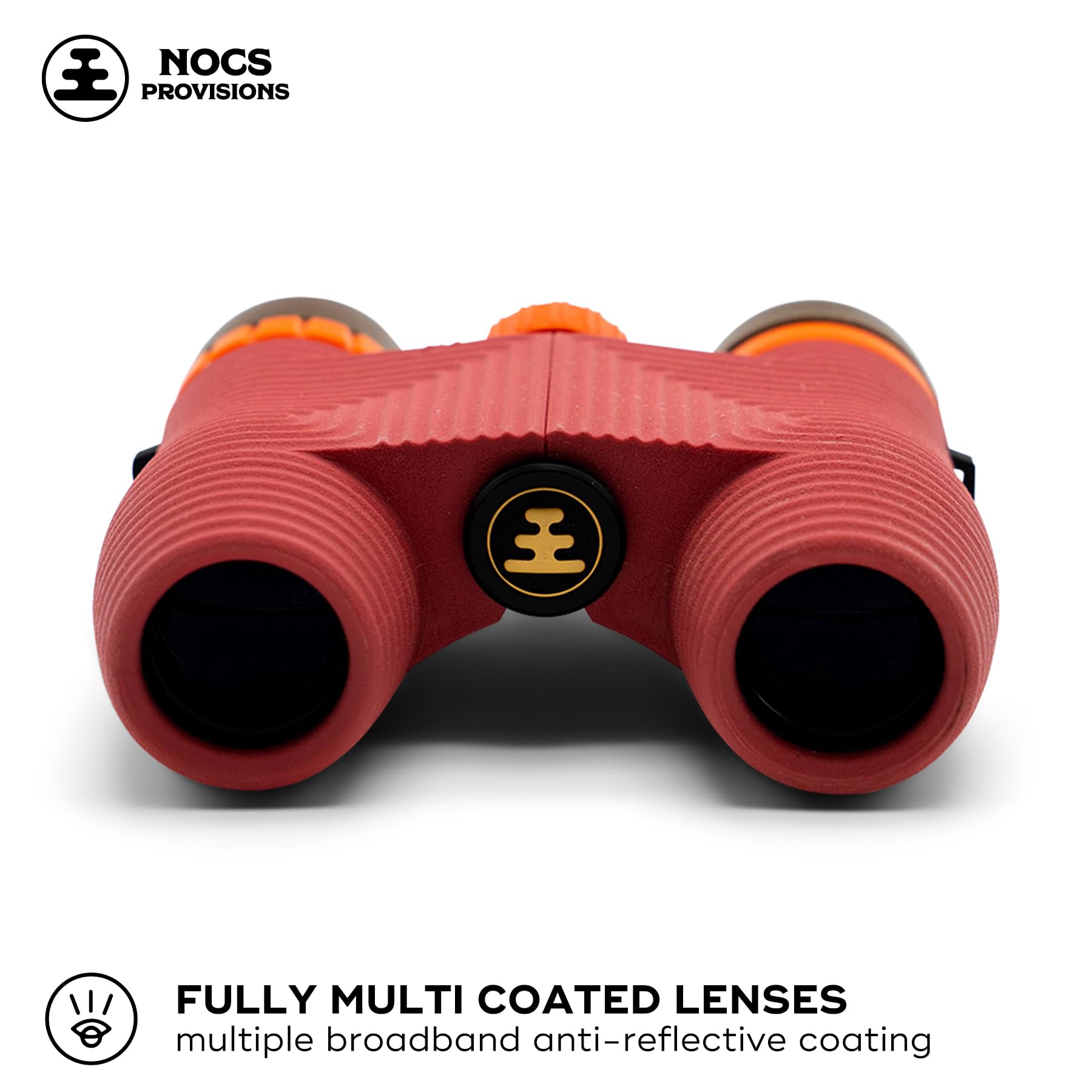 Nocs Provisions Standard Issue 8x25 Waterproof Binoculars | Lightweight, Compact, 8X Magnification, Wide View, Multi-Coated Lenses for Bird Watching, Hiking, and Outdoor Activities - Canary (Yellow)