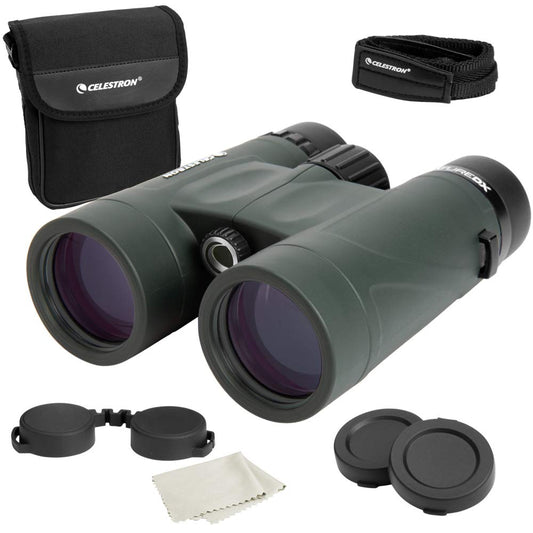 Celestron – Nature DX 8x42 Binoculars – Outdoor and Birding Binocular – Fully Multi-Coated with BaK-4 Prisms – Rubber Armored – Fog &amp; Waterproof Binoculars – Top Pick Optics