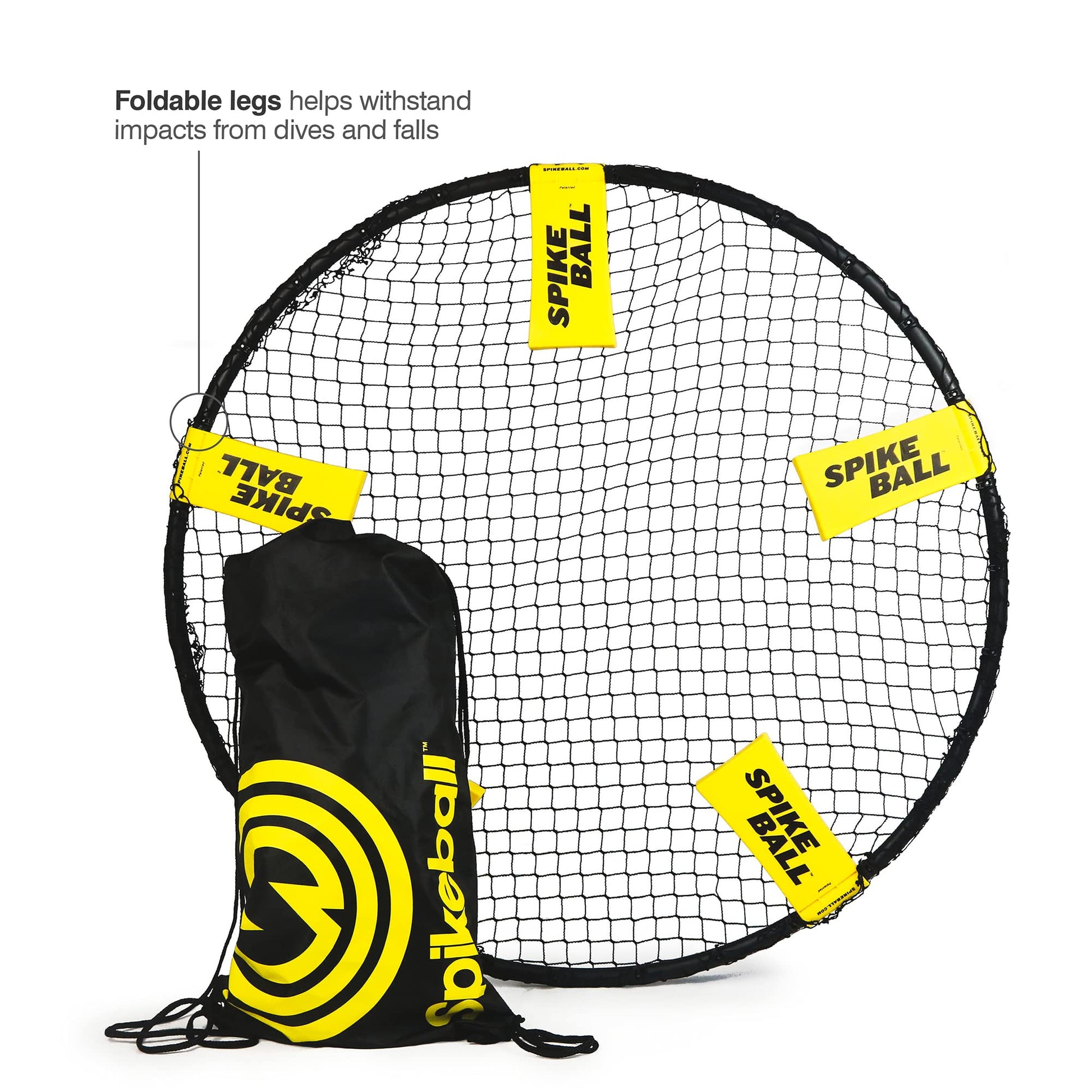 Spikeball 3-Ball Original Roundnet Game Set, Includes 3 Balls, Net, and Bag