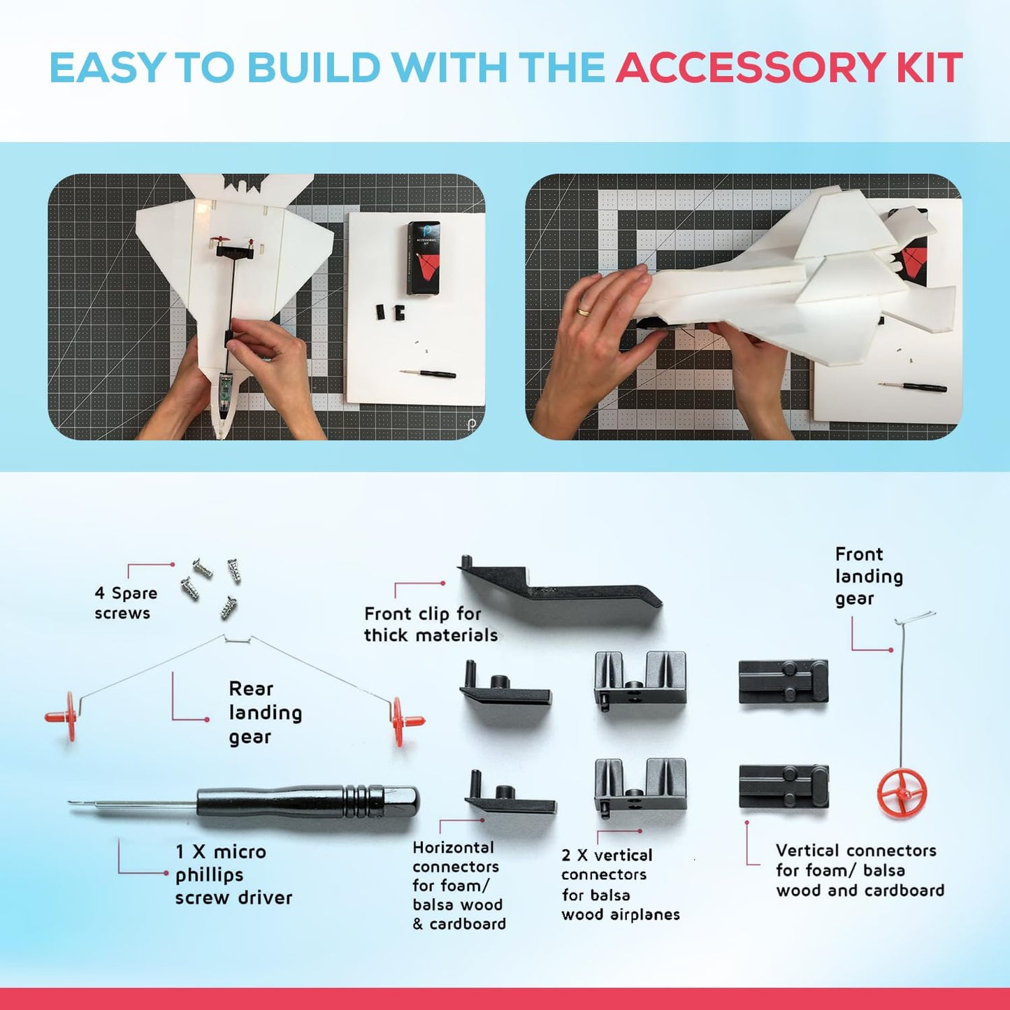 POWERUP 4.0 The Next-Generation Smartphone Controlled Paper Airplane Kit, RC Controlled. Easy to Fly with Autopilot &amp; Gyro Stabilizer. for Hobbyists, Pilots, Tinkerers.