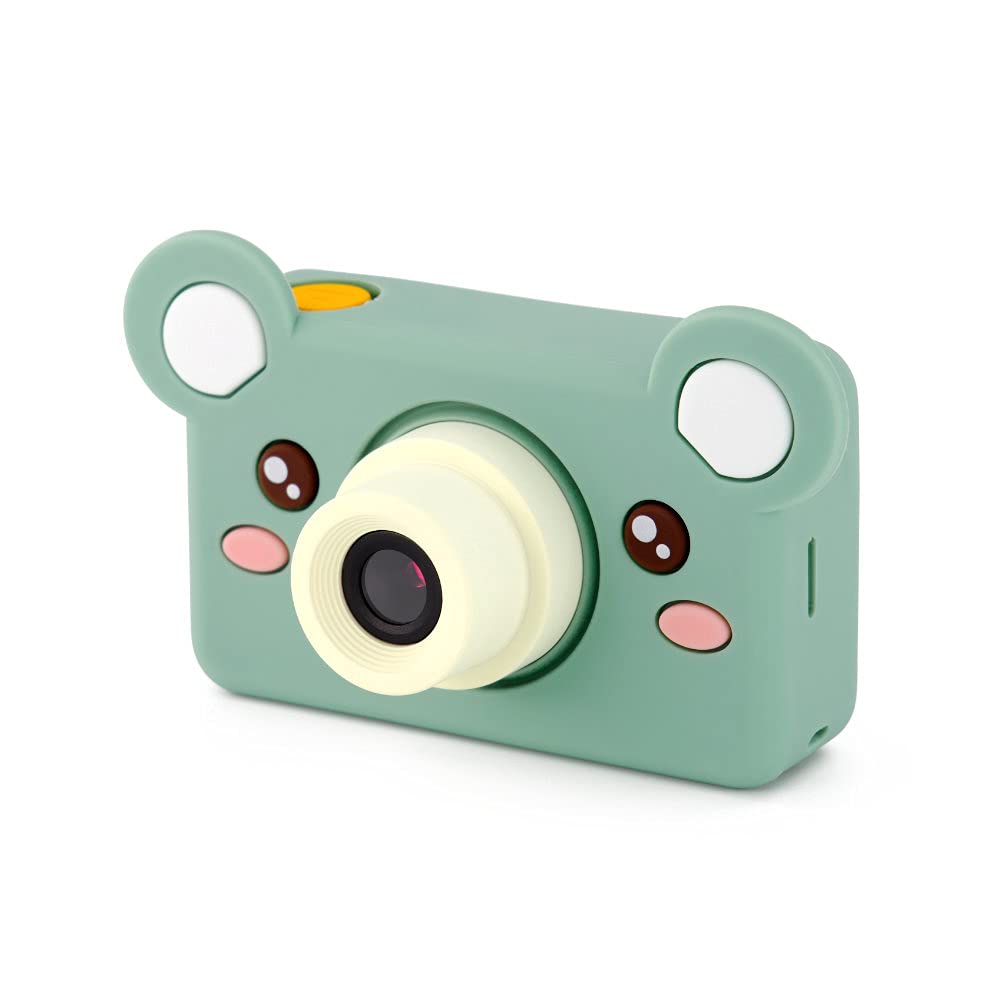 Kidamento Kids Digital Camera &amp; Video Camcorder, Soft BPA-Free Silicone Casing, 32GB Memory Card - Model C - Akito The Fox