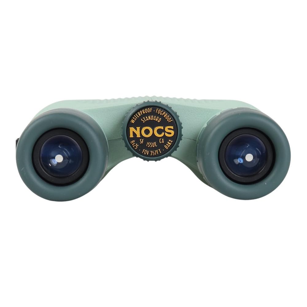 Nocs Provisions Standard Issue 8x25 Waterproof Binoculars | Lightweight, Compact, 8X Magnification, Wide View, Multi-Coated Lenses for Bird Watching, Hiking, and Outdoor Activities - Canary (Yellow)