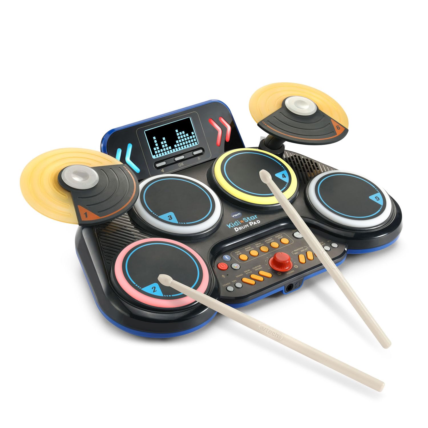 VTech Kidi Star Drum Pad, Black