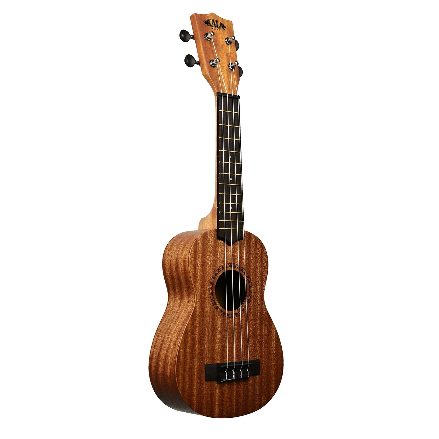 Official Kala Learn to Play Ukulele Soprano Starter Kit, Satin Mahogany – Includes online lessons, tuner app, and booklet (KALA-LTP-S)