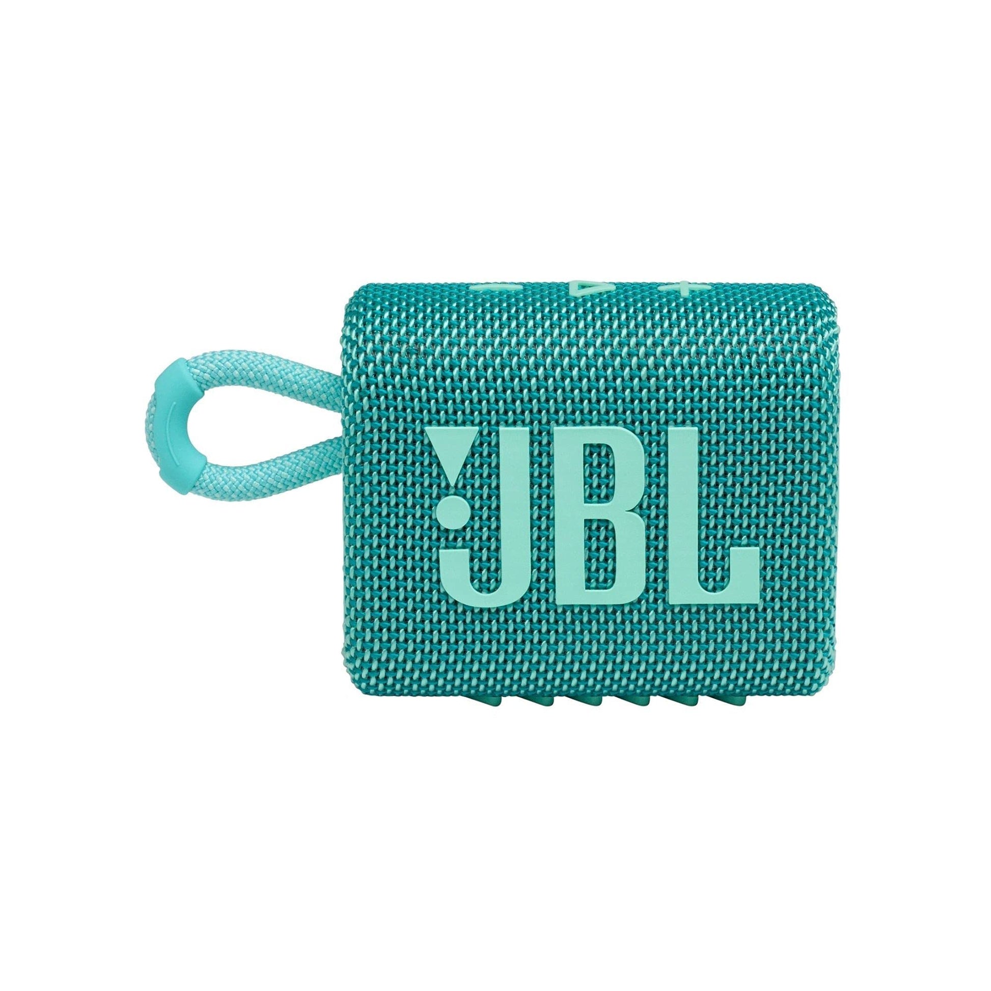 JBL Go 3 - Portable Mini Bluetooth Speaker, big audio and punchy bass, IP67 waterproof and dustproof, 5 hours of playtime, speaker for home, outdoor and travel (Black)