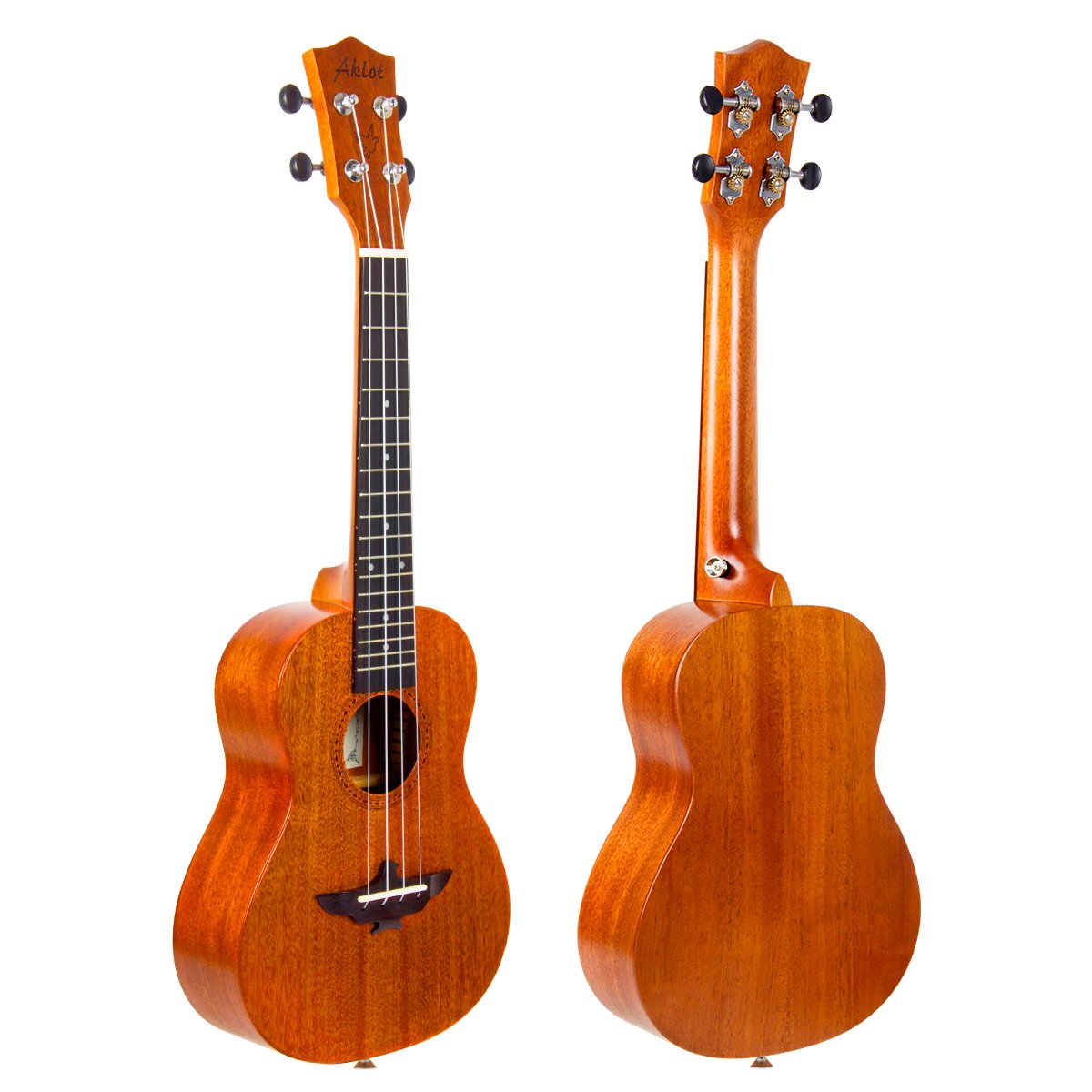 AKLOT 5 Strings Ukulele,Tenor Ukelele 26 inch Solid Mahogany Uke with Gig Bag Belt Extra Strings Professionals