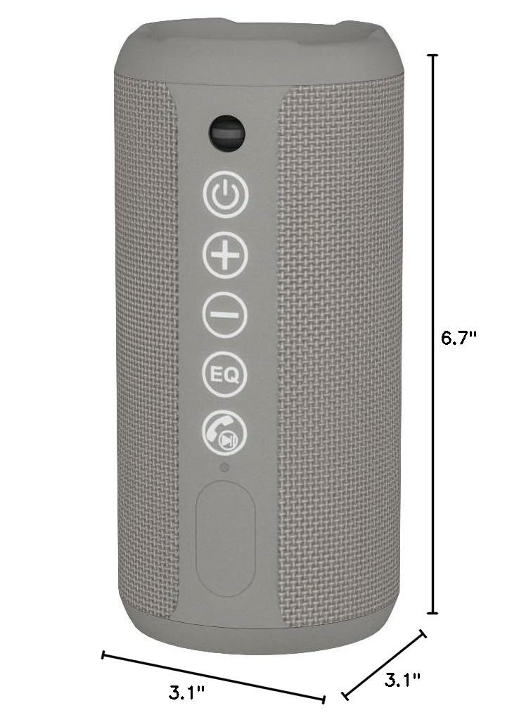 Ortizan Portable Bluetooth Speaker: IPX7 Waterproof, 24W Loud Sound, Deep Bass, Bluetooth 5.3, LED Lights, Wireless Stereo Pairing, 30H Playtime, for Home/Outdoor/Party/Beach, Birthday Gift (Black)