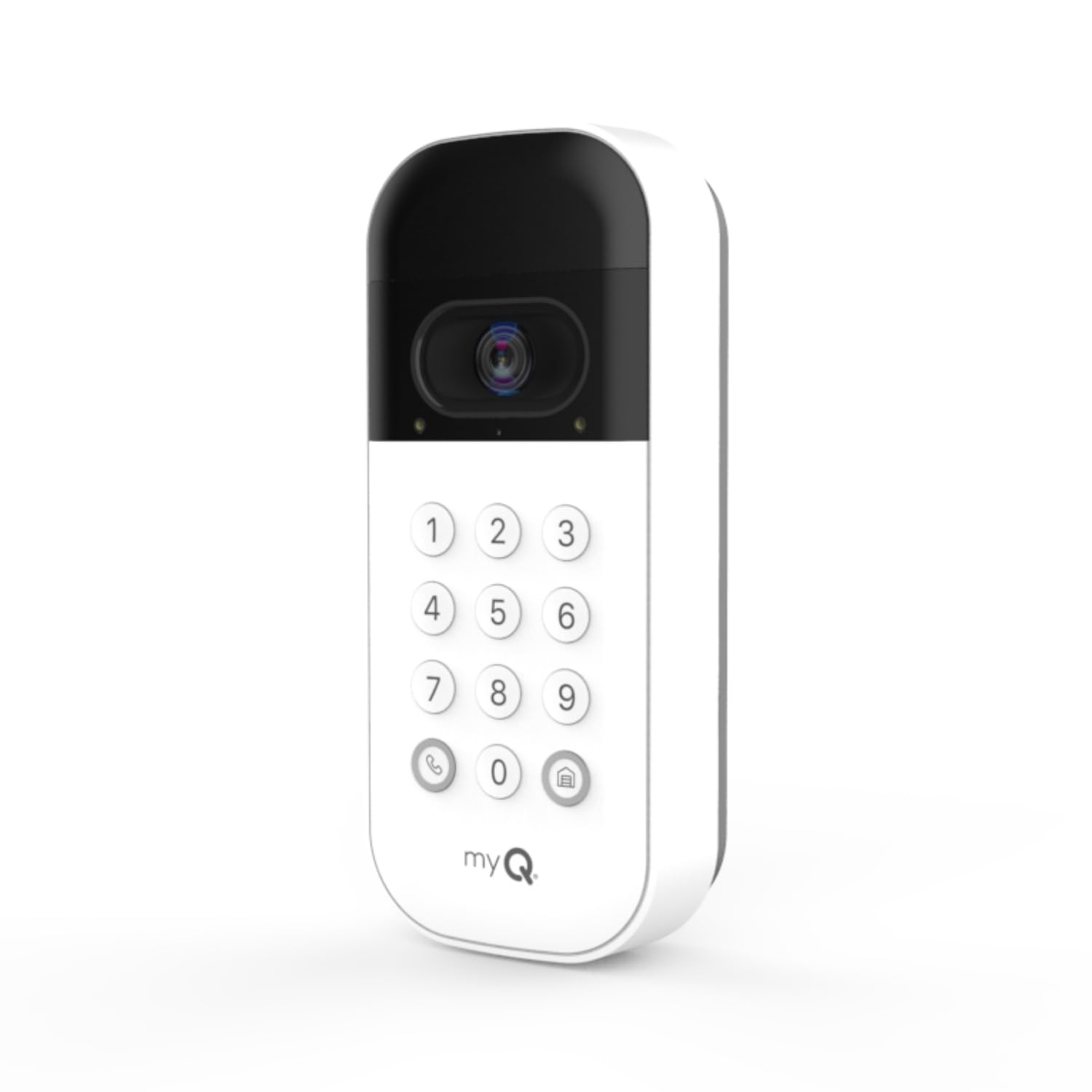 myQ Smart Garage Door Video Keypad with Wide-Angle Camera,Customizable PIN Codes,and Smartphone Control–Take Charge of Your Garage Access Works with Chamberlain, LiftMaster and Craftsman openers,White