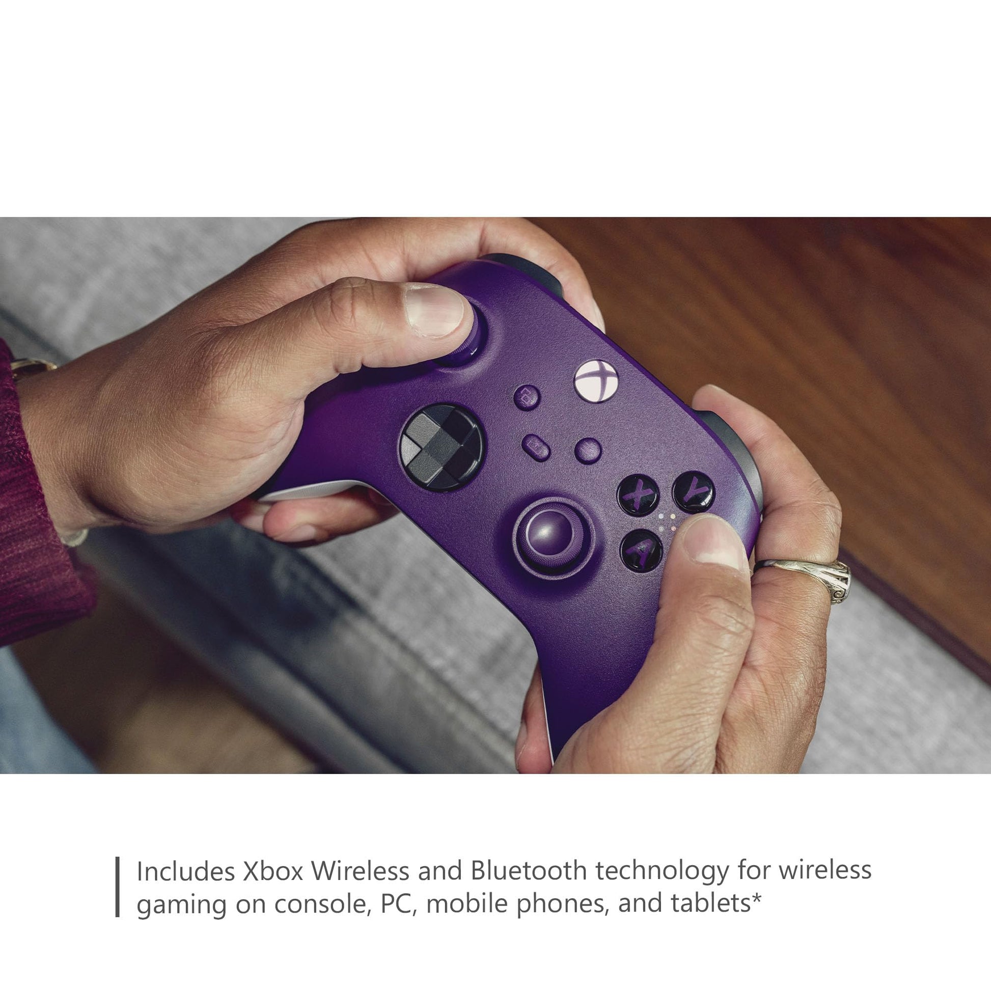 Xbox Core Wireless Gaming Controller – Astral Purple Series X|S, One, Windows PC, Android, and iOS