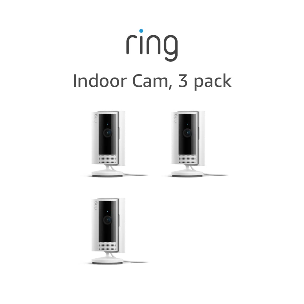 Ring Indoor Cam (2nd Gen) | latest generation, 2023 release | 1080p HD Video &amp; Color Night Vision, Two-Way Talk, and Manual Audio &amp; Video Privacy Cover | White