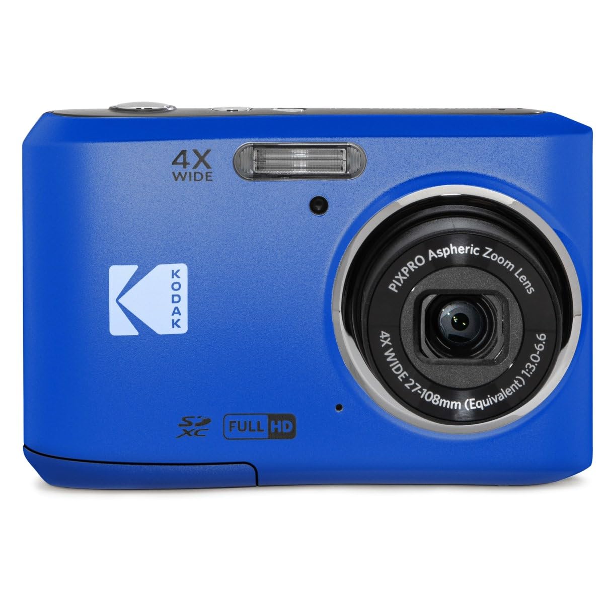 KODAK PIXPRO Friendly Zoom FZ45-BK 16MP Digital Camera with 4X Optical Zoom 27mm Wide Angle and 2.7" LCD Screen (Black)