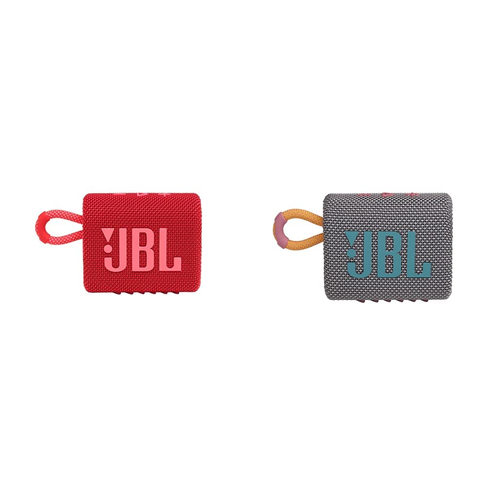 JBL Go 3 - Portable Mini Bluetooth Speaker, big audio and punchy bass, IP67 waterproof and dustproof, 5 hours of playtime, speaker for home, outdoor and travel (Black)