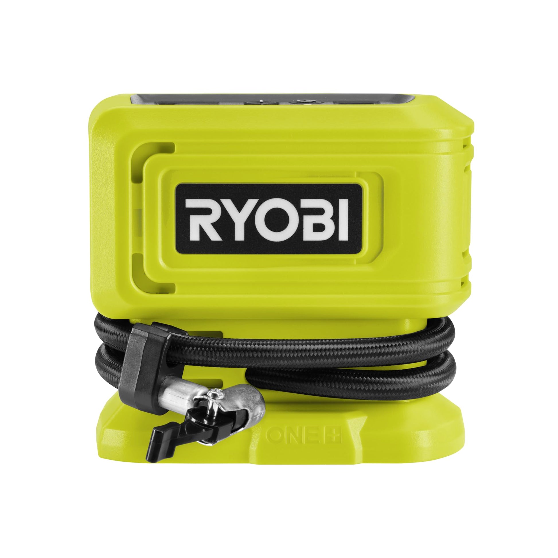 Ryobi - 18 V ONE+ 11 bar cordless compressor - tire and balloon inflation - Comes with 3 tips (without battery) - RPI18